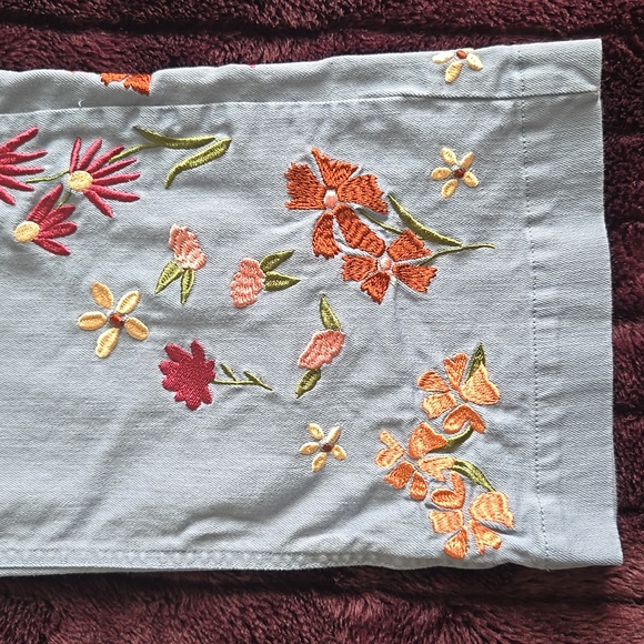 Princess Highway Embroidered Wide-Leg Jeans - Picture 4 of 5